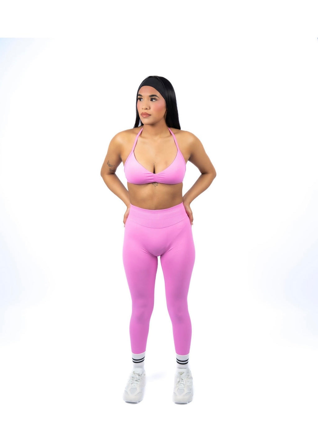 Bubblegum pink leggings