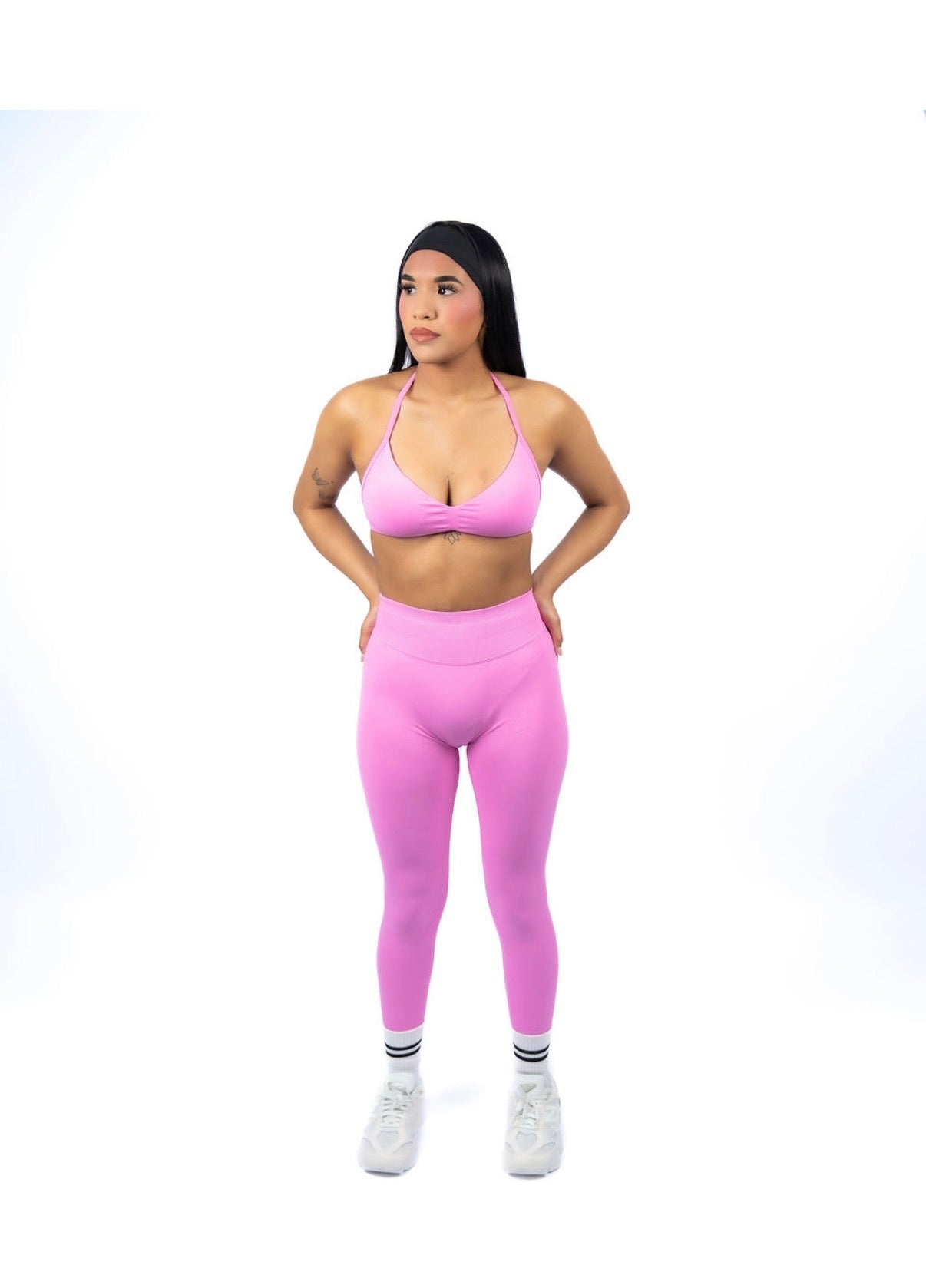 Bubblegum pink leggings